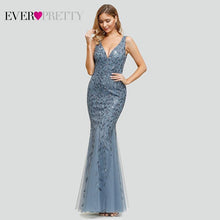 Cargar imagen en el visor de la galería, 2021 Elegant V-Neck Mermaid Sequin Dress - Soul And Me Store