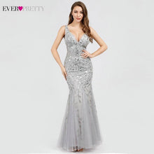 Cargar imagen en el visor de la galería, 2021 Elegant V-Neck Mermaid Sequin Dress - Soul And Me Store