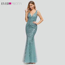 Cargar imagen en el visor de la galería, 2021 Elegant V-Neck Mermaid Sequin Dress - Soul And Me Store