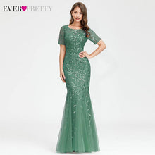 Cargar imagen en el visor de la galería, 2021 Elegant V-Neck Mermaid Sequin Dress - Soul And Me Store