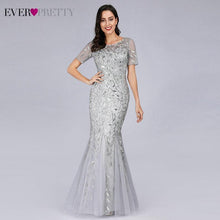 Cargar imagen en el visor de la galería, 2021 Elegant V-Neck Mermaid Sequin Dress - Soul And Me Store
