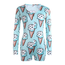 Cargar imagen en el visor de la galería, Sexy Women Bodysuit Long Sleeve Deep V Neck Bodycon - Soul And Me Store