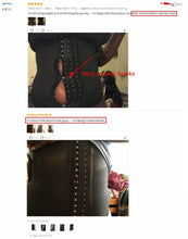 Cargar imagen en el visor de la galería, 9 Steel Bone Latex Waist Trainer Shapewear Slimming Belt Waist - Soul And Me Store