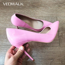 Cargar imagen en el visor de la galería, Solid Candy Pink Women Formal Stilettos High Heels Pointed Toe Shoes - Soul And Me Store