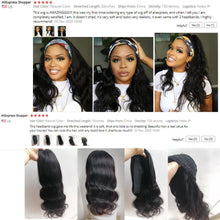 Cargar imagen en el visor de la galería, Body Wave Headband Wig Human Hair - Soul And Me Store