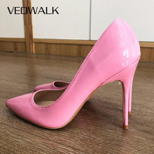 Cargar imagen en el visor de la galería, Solid Candy Pink Women Formal Stilettos High Heels Pointed Toe Shoes - Soul And Me Store