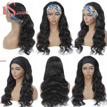 Cargar imagen en el visor de la galería, Body Wave Headband Wig Human Hair - Soul And Me Store