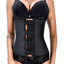 Cargar imagen en el visor de la galería, Corset Body Shaper Latex Waist Trainer - Soul And Me Store
