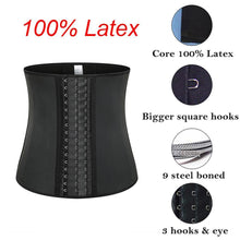 Cargar imagen en el visor de la galería, 9 Steel Bone Latex Waist Trainer Shapewear Slimming Belt Waist - Soul And Me Store