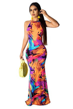 Carregar imagem no visualizador da galeria, Long Dress Elegant Multicolor Female Sundress Maxi Dress - Soul And Me Store