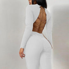 Load image into Gallery viewer, Sexy Backless Bandage Chain Two Piece Set Outfit - Soul And Me Store