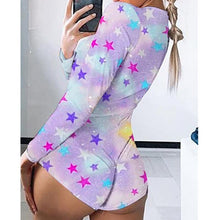 Cargar imagen en el visor de la galería, Sexy Women Bodysuit Long Sleeve Deep V Neck Bodycon - Soul And Me Store