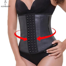 Cargar imagen en el visor de la galería, 9 Steel Bone Latex Waist Trainer Shapewear Slimming Belt Waist - Soul And Me Store