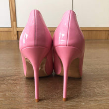 Cargar imagen en el visor de la galería, Solid Candy Pink Women Formal Stilettos High Heels Pointed Toe Shoes - Soul And Me Store