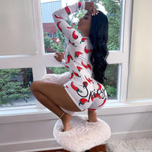 Cargar imagen en el visor de la galería, Sexy Women Bodysuit Long Sleeve Deep V Neck Bodycon - Soul And Me Store