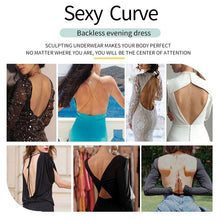 Cargar imagen en el visor de la galería, Bodysuit Shapewear Deep V-Neck Body Shaper Backless U Plunge - Soul And Me Store