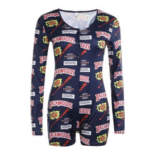 Cargar imagen en el visor de la galería, Sexy Bodysuit Floral Long Sleeve Bodycon Bandage Jumpsuit - Soul And Me Store