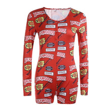 Cargar imagen en el visor de la galería, Sexy Bodysuit Floral Long Sleeve Bodycon Bandage Jumpsuit - Soul And Me Store