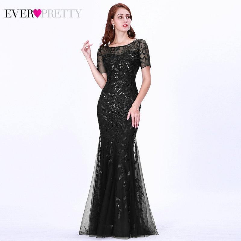 2021 Elegant V-Neck Mermaid Sequin Dress - Soul And Me Store