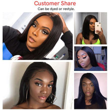 Load image into Gallery viewer, Nicelight Brazilian Hair Lace Wig Short Bob Lace Closure Wig - Soul And Me Store
