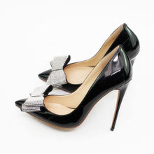 Carregar imagem no visualizador da galeria, Leather Stiletto Heels Office Lady Formal Dress Pumps Shoes - Soul And Me Store
