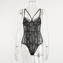 Carregar imagem no visualizador da galeria, Floral Lace Bodysuit Women Bandage Bodysuit - Soul And Me Store
