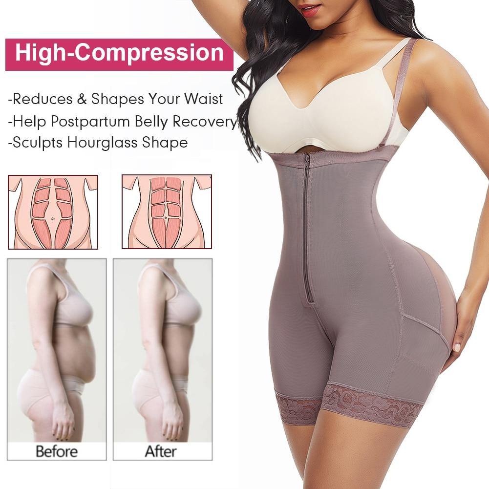 High Compression Tummy Control Body Shaper with Butt France